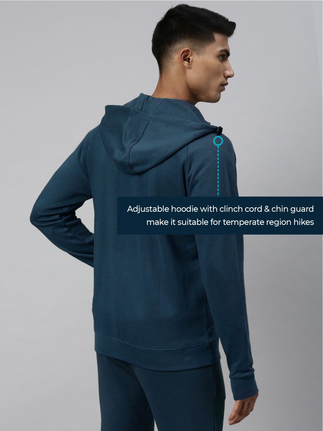 Navy Organic Cotton Bamboo Sweatshirt & Jogger Set | Men